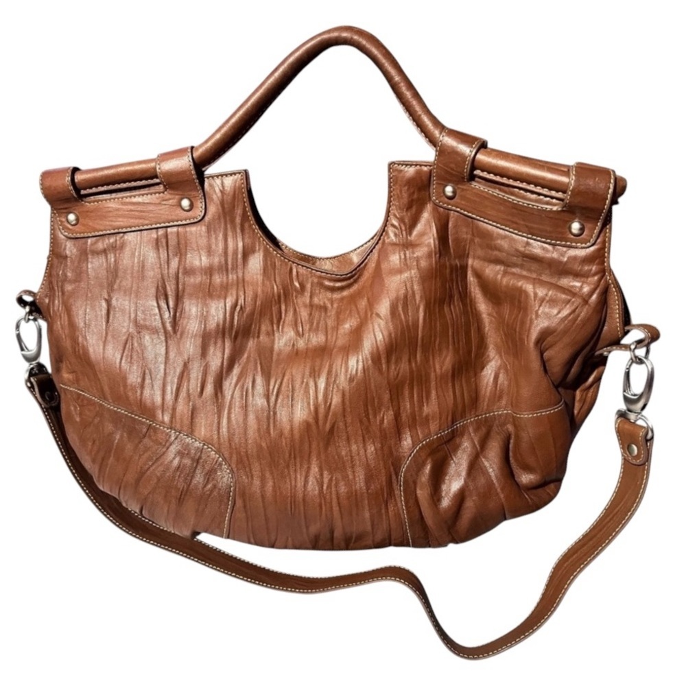 Clark’s England Soft Brown Leather Hobo Handbag/Shoulder Bag